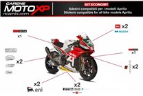 Aufkleber Satz kompatibel mit Aprilia RSV4 2009 - 2014 - MXPKAD8023