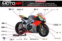 Kit adesivi compatibile con Aprilia RSV4 2009 - 2014 - MXPKAD8018