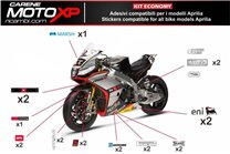 Kit Autocollants compatible avec Aprilia RSV4 2009 - 2014 - MXPKAD8015