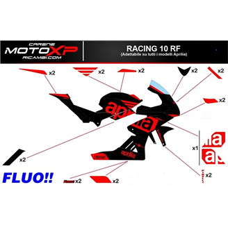Sticker set compatible with Aprilia RSV4 2015 - 2020 - MXPKAD14317
