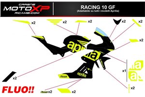 Aufkleber Satz kompatibel mit Aprilia RSV4 2015 - 2020 - MXPKAD14318