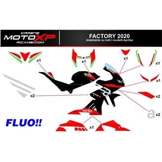 Sticker set compatible with Aprilia RSV4 2015 - 2020 - MXPKAD14319