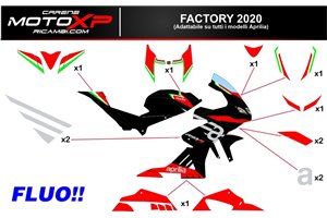 Kit de pegatinas compatible con Aprilia RSV4 2015 - 2020 - MXPKAD14319