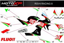 Sticker set compatible with Aprilia RSV4 2015 - 2020 - MXPKAD12783