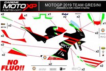 Sticker set compatible with Aprilia RSV4 2015 - 2020 - MXPKAD12749