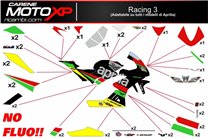Kit de pegatinas compatible con Aprilia RSV4 2015 - 2020 - MXPKAD11916