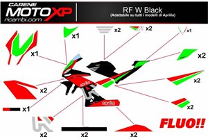 Aufkleber Satz kompatibel mit Aprilia RSV4 2015 - 2020 - MXPKAD11914