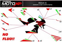 Kit de pegatinas compatible con Aprilia RSV4 2015 - 2020 - MXPKAD11902