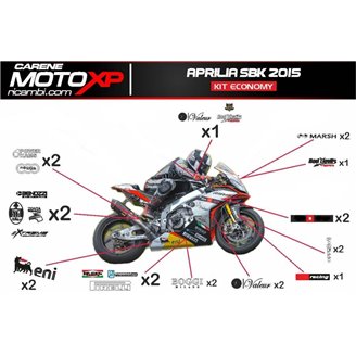 Sticker set compatible with Aprilia RSV4 2015 - 2020 - MXPKAD8071