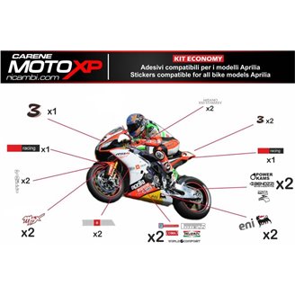 Sticker set compatible with Aprilia RSV4 2015 - 2020 - MXPKAD8055