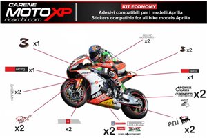 Kit Autocollants compatible avec Aprilia RSV4 2015 - 2020 - MXPKAD8055