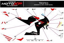 Kit adesivi compatibile con Aprilia RS 660 2020 - 2022 - MXPKAD14964