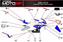 Sticker set compatible with Bmw S 1000RR 2019 - 2022 - MXPKAD12131