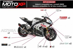 Kit de pegatinas compatible con Bmw S 1000RR 2015 - 2018 - MXPKAD8009