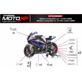 Kit de pegatinas compatible con Bmw S 1000RR 2015 - 2018 - MXPKAD8008