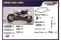 Aufkleber Satz kompatibel mit Bmw S 1000RR 2009 - 2014 - MXPKAD7997