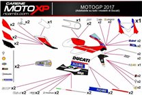Kit Autocollants compatible avec Ducati Panigale V4S 2018 - 2019 - MXPKAD8698