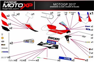 Sticker set compatible with Ducati Panigale V4S 2018 - 2019 - MXPKAD8698
