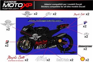 Kit Autocollants compatible avec Ducati 748 916 996 998 - MXPKAD2114