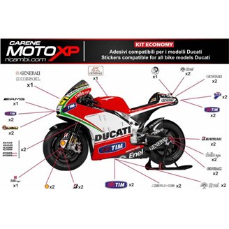 Kit Autocollants compatible avec Ducati 749 999 2003 2004 - MXPKAD8361