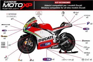 Kit Autocollants compatible avec Ducati 749 999 2003 2004 - MXPKAD8361