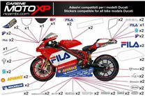 Aufkleber Satz kompatibel mit Ducati 749 999 2003 2004 - MXPKAD8401