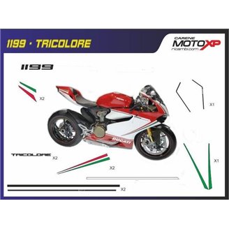 Sticker set compatible with Ducati 749 999 2005 2006 - MXPKAD8458