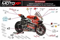 Kit Autocollants compatible avec Ducati 749 999 2005 2006 - MXPKAD8413