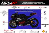 Kit Autocollants compatible avec Ducati 749 999 2005 2006 - MXPKAD8420