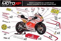 Kit Autocollants compatible avec Ducati 749 999 2005 2006 - MXPKAD8464