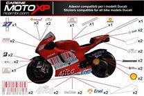 Sticker set compatible with Ducati 899 1199 Panigale - MXPKAD8525