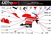 Kit Autocollants compatible avec Ducati 899 1199 Panigale - MXPKAD8541