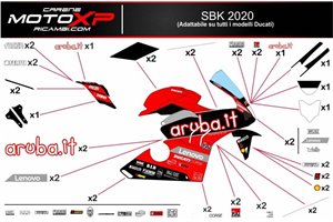 Kit adesivi compatibile con Ducati 899 1199 Panigale - MXPKAD8561