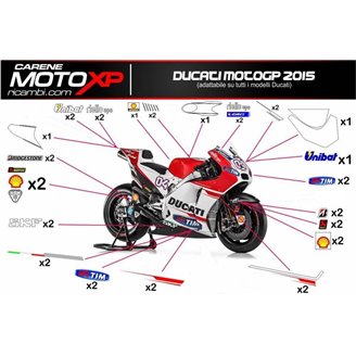Aufkleber Satz kompatibel mit Ducati Panigale V2 2020 - 2022 - MXPKAD13330