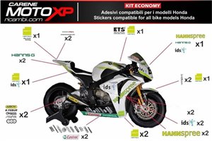 Sticker set compatible with Honda Cbr 1000 RR 2020 - 2022 - MXPKAD13351
