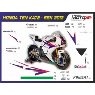 Sticker set compatible with Honda Cbr 1000 RR 2017 - 2019 - MXPKAD9410