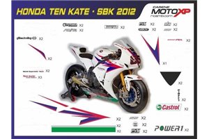 Kit de pegatinas compatible con Honda Cbr 600 RR 2009 - 2012 - MXPKAD9010