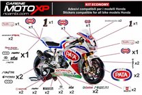 Sticker set compatible with Honda Cbr 600 RR 2009 - 2012 - MXPKAD9034