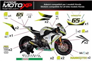 Kit Autocollants compatible avec Honda Cbr 600 F 2001 - 2006 - MXPKAD8780