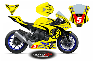Carenage Racing Peint Yamaha R1 2015 - 2019 - MXPCRV16188