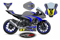 Painted Race Fairings Yamaha R1 2015 - 2019 - MXPCRV16308