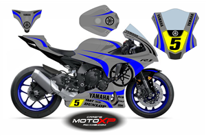 Carenage Racing Peint Yamaha R1 2015 - 2019 - MXPCRV16308
