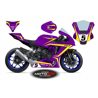 Carenado Racing Pintado Yamaha R1 2015 - 2019 - MXPCRV16310