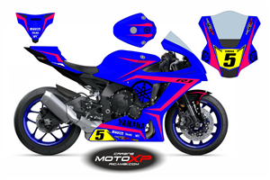Carenado Racing Pintado Yamaha R1 2020 - 2022 - MXPCRV16312