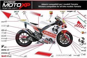 Kit adesivi compatibile con Yamaha R1 2020 - 2022 - MXPKAD12561