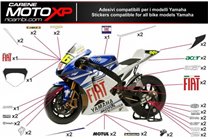 Sticker set compatible with Yamaha R1 2009 - 2014 - MXPKAD11249