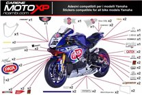 Sticker set compatible with Yamaha R1 2004 - 2006 - MXPKAD11140