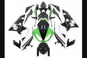 Carene stradali in abs verniciate compatibili con Kawasaki ZX6R 2009 - 2012 - MXPCAV2543