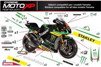 Sticker set compatible with Yamaha R1 2002 - 2003 - MXPKAD11086