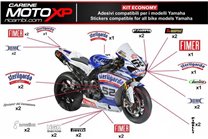 Kit Autocollants compatible avec Yamaha R1 2000 - 2001 - MXPKAD10998